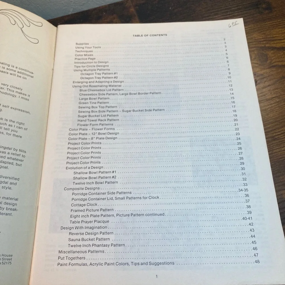Hallingdal Rosemaling Volume II Introduction to Designing Claudine Schatz 1980